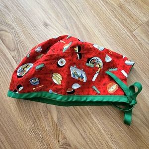 Sushi Print Scrub Cap